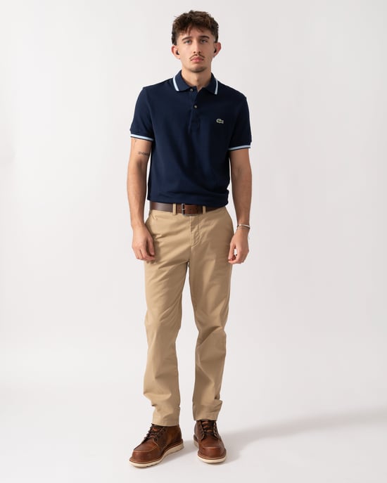 Regular Fit Polo Shirt in Dark Blue - Image 3