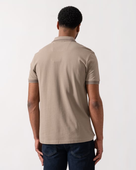 Paddy Polo Shirt in Sage Green - Image 2