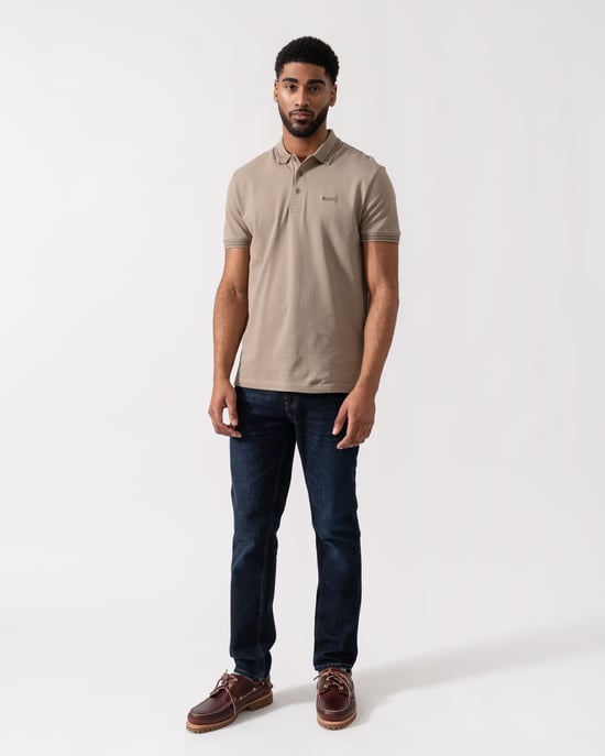 Paddy Polo Shirt in Sage Green - Image 3
