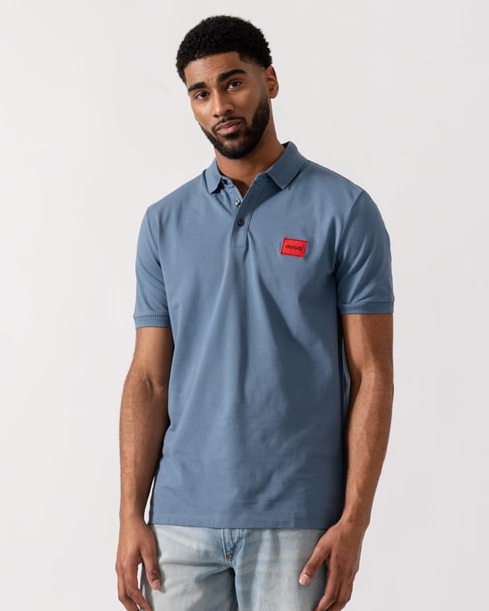 Dereso222 Slim-Fit Polo Shirt in Blue - Image 1
