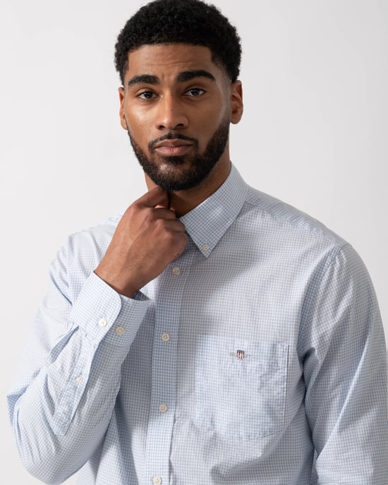Regular Fit Shirt in Light Blue - Image 4