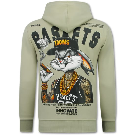 True Rise Oversized hoodie met capuchon gangster chicago - Image 1