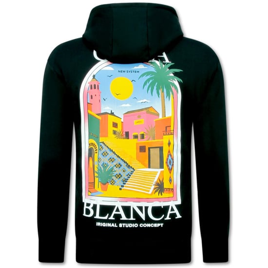 True Rise Oversized hoodie met capuchon casa blanca - Image 1