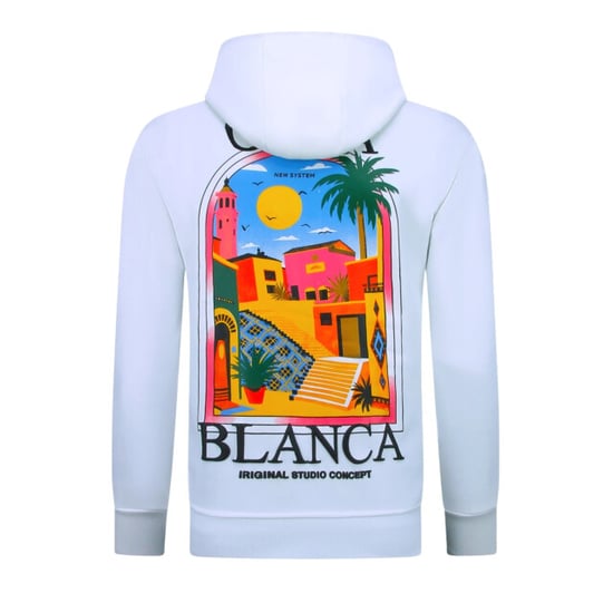 True Rise Oversized hoodie met capuchon casa blanca - Image 5