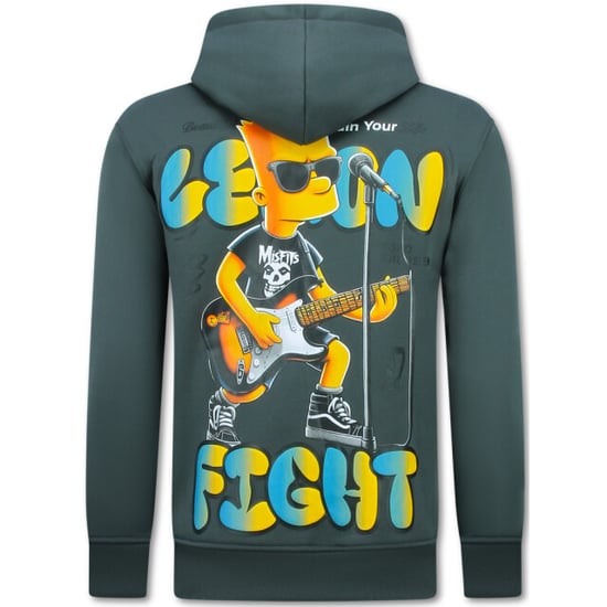 True Rise Oversized hoodie met capuchon lemon rock - Image 1