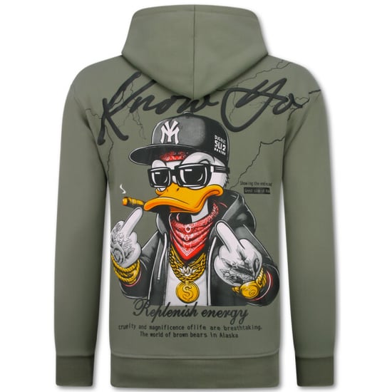 True Rise Oversized hoodie met capuchon gangster - Image 1