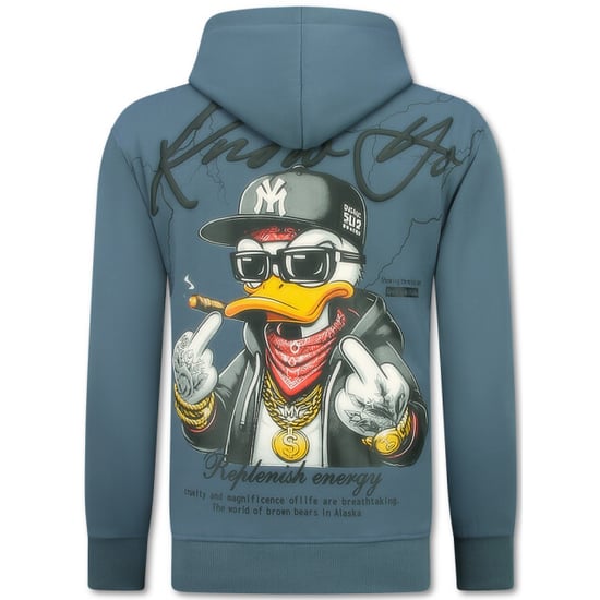 True Rise Oversized hoodie met capuchon gangster - Image 1