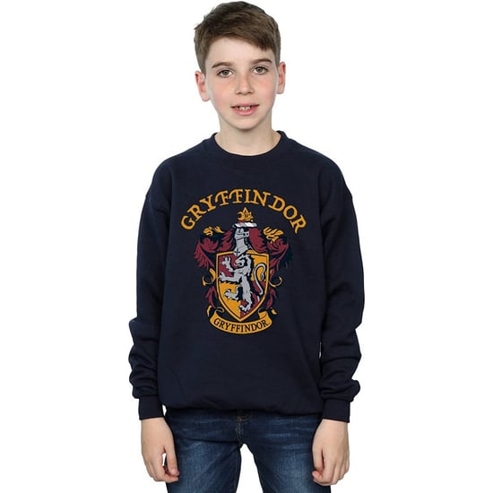 Harry Potter Jongens Gryffindor Katoenen Sweatshirt (Marineblauw) - Image 3
