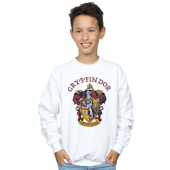 Harry Potter Jongens Gryffindor Katoenen Sweatshirt (Wit) - Image 3