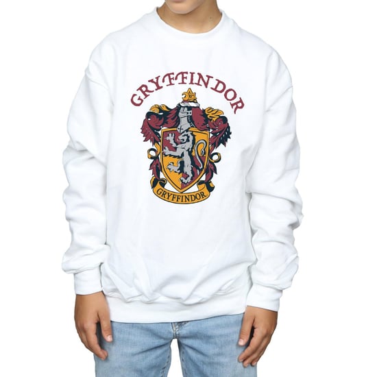 Harry Potter Jongens Gryffindor Katoenen Sweatshirt (Wit) - Image 4