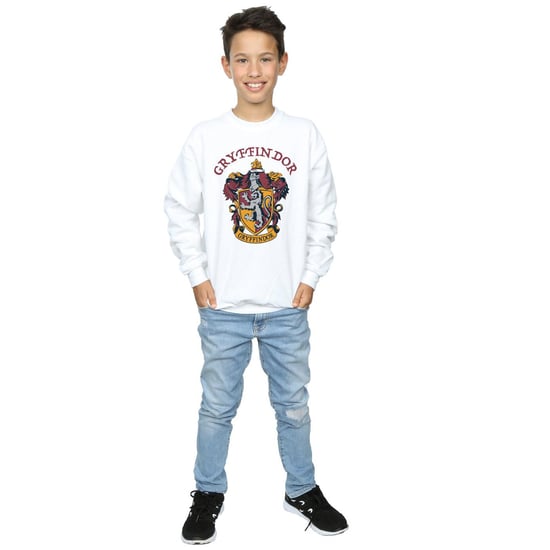 Harry Potter Jongens Gryffindor Katoenen Sweatshirt (Wit) - Image 5