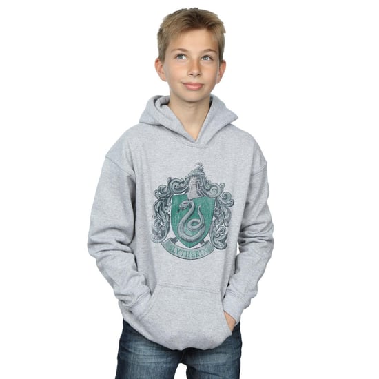 Harry Potter Jongens Slytherin Katoenen Hoodie (Sportgrijs) - Image 2