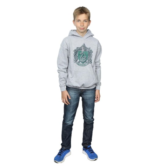 Harry Potter Jongens Slytherin Katoenen Hoodie (Sportgrijs) - Image 4