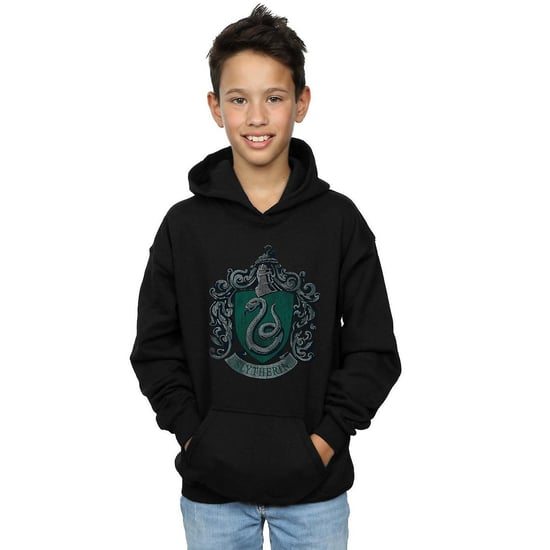 Harry Potter Jongens Slytherin Katoenen Hoodie (Zwart) - Image 2