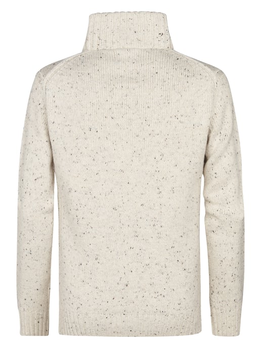 Petrol Industries - Knitted Half-Zip Sweater Denver Men - White - Image 2