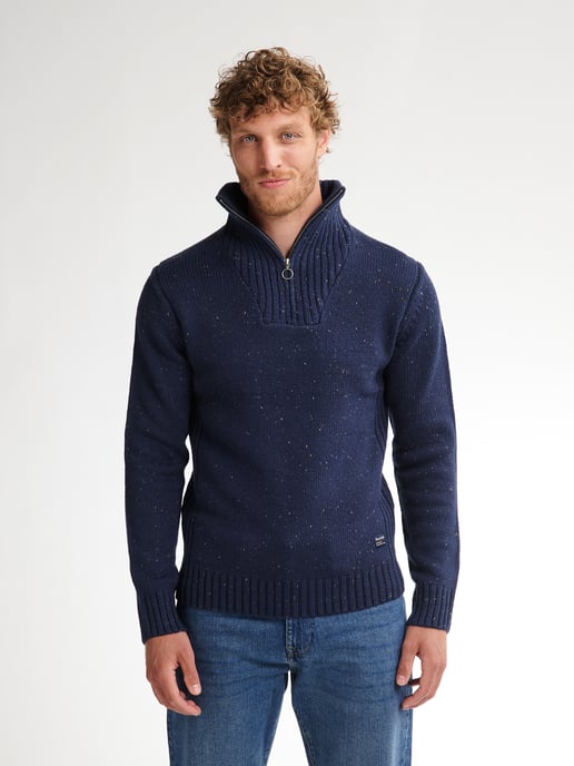 Petrol Industries - Knitted Half-Zip Sweater Denver Men - Blue - Image 3