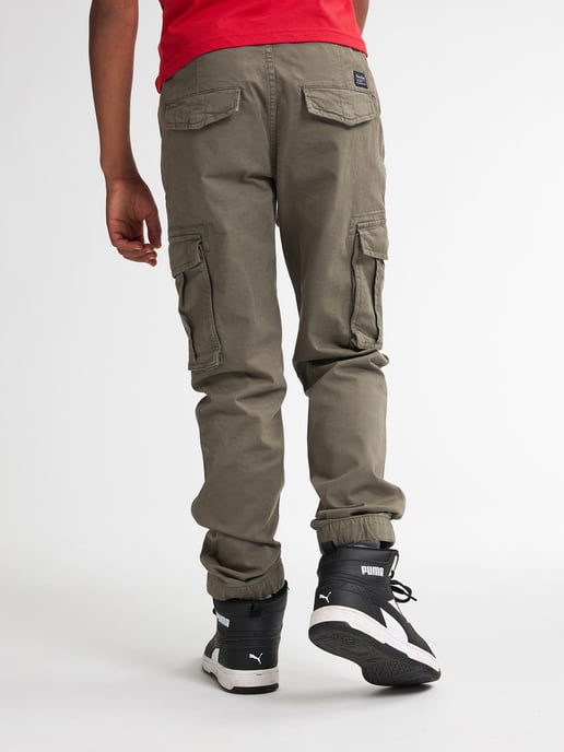 Petrol Industries - Jongens Tapered Cargo Broek Snake - Groen - Image 4