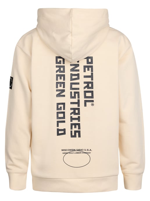 Petrol Industries - Jongens Backprint Hoodie Mendocino - Geel - Image 2
