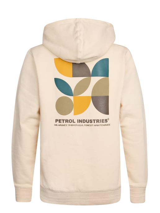 Petrol Industries - Jongens Backprint Hoodie Hood - Geel - Image 2