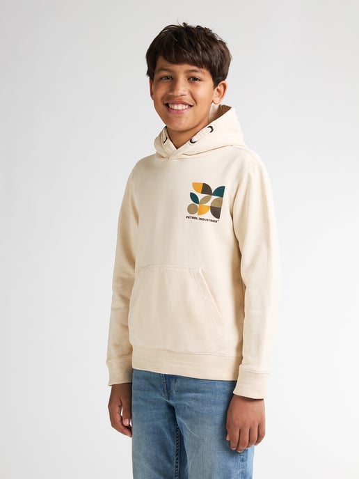 Petrol Industries - Jongens Backprint Hoodie Hood - Geel - Image 3