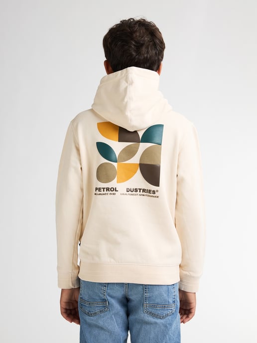 Petrol Industries - Jongens Backprint Hoodie Hood - Geel - Image 4