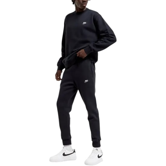Nike Mens Tracksuit Club Swoosh Sportswear Pullover Sweatshirt Fleece Joggers - Image 2
