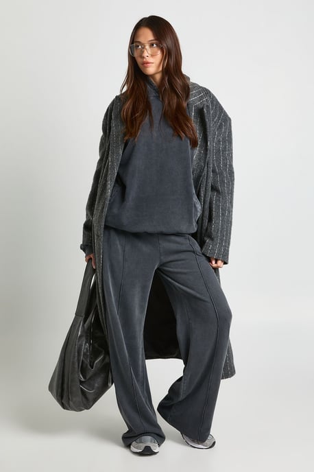 Washed Raglan Seam Oversized Hoodie - Image 3