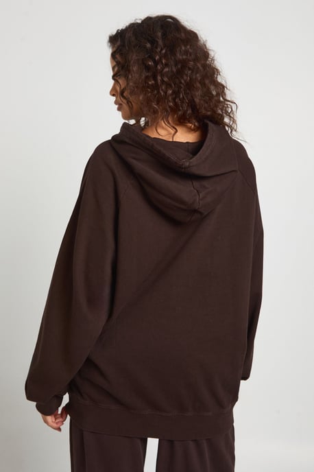 Washed Raglan Seam Oversized Hoodie - Image 2