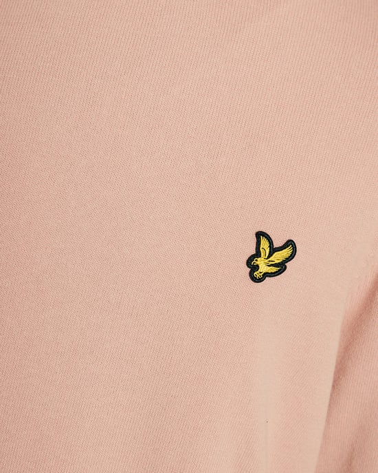 Crew Neck Jumper in Coral - Image 5