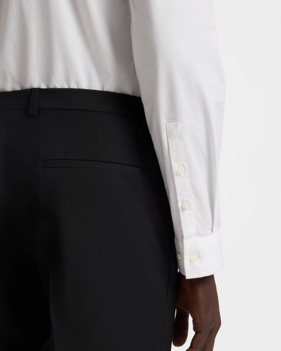 Ero3 Long Sleeve Shirt in White - Image 4