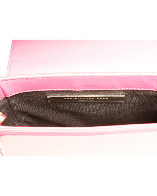 Christopher Kane Safety Buckle Cross-Body Bag in Pink Patent - Image 5