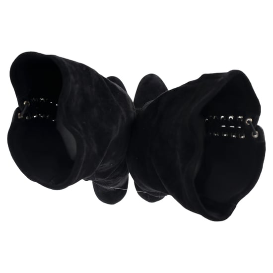 Jimmy Choo Marie 100 Knee-High Boots in Black Suede - Image 3
