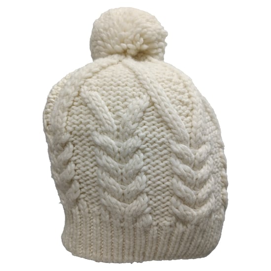 Moncler muts met pompon in witte wol - Image 2