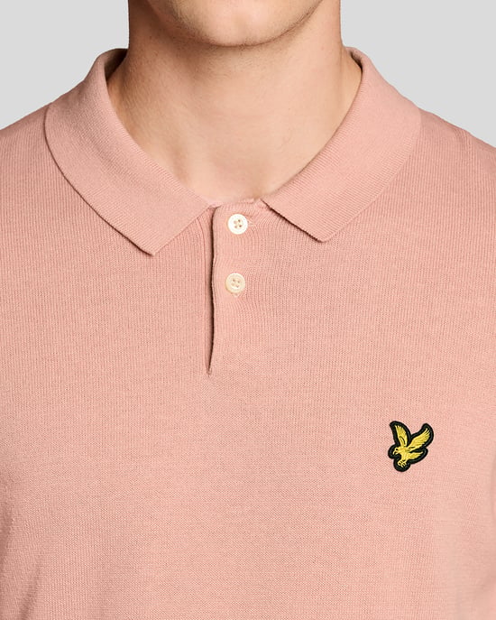 Korte Mouwen Polo in Koraal - Image 3
