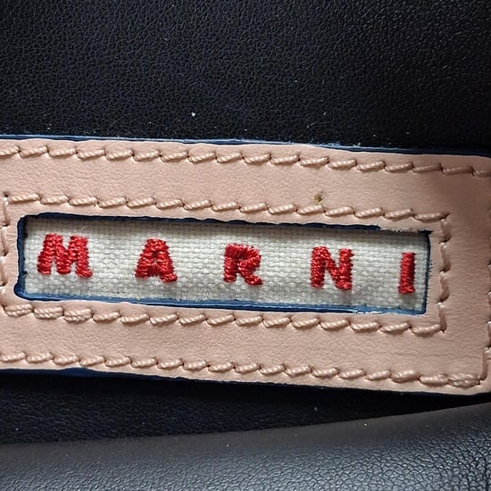 Marni Tricolor Clutchtas met Rits in Meerkleurig Leer - Image 6