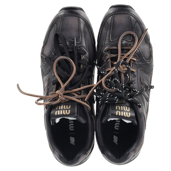New Balance X Miu Miu 530 SL Sneakers i svart läder - Image 3