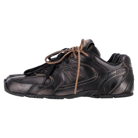 New Balance X Miu Miu 530 SL Sneakers i svart läder - Image 4