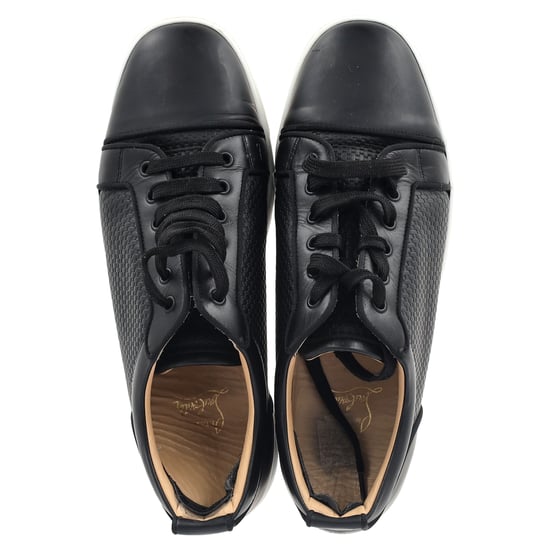 Christian Louboutin Louis Junior sneakers in zwart leer - Image 3