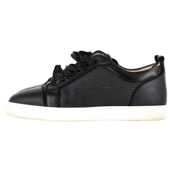 Christian Louboutin Louis Junior sneakers in zwart leer - Image 4
