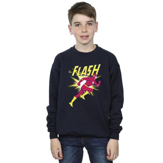 DC Comics Jongens The Flash Hardloop Sweatshirt (Marineblauw) - Image 2