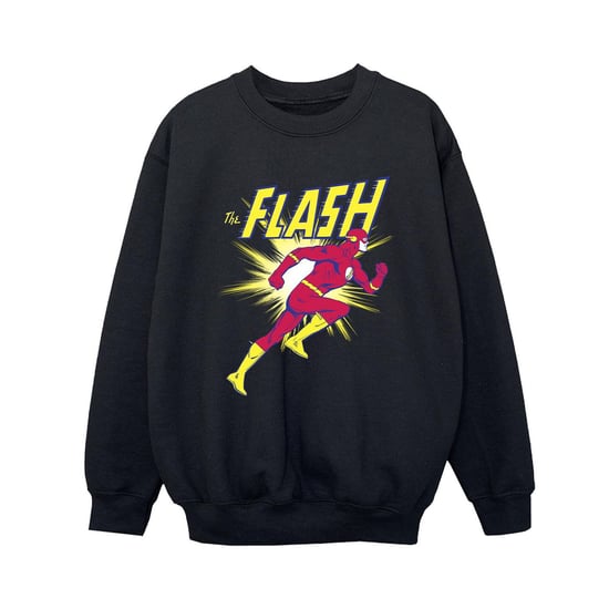 DC Comics Jongens The Flash Hardloop Sweatshirt (Zwart) - Image 1