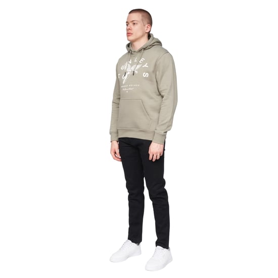 Henleys Mens Colhen Hoodie (Dusty Olive) - Image 3