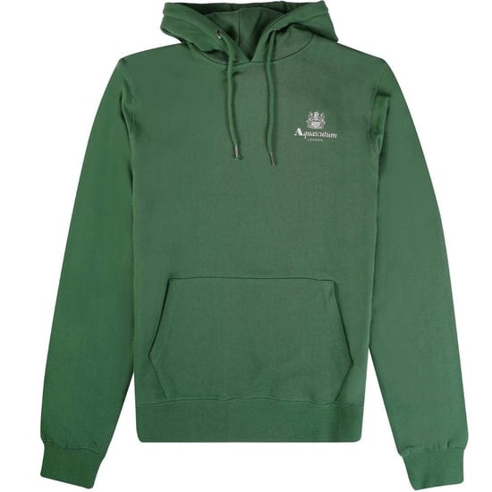 Aquascutum Heren Active Kleine Logo Hoodie (Fles groen) - Image 1