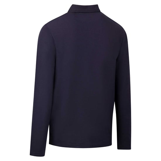 Trespass Mens Leblanc Long-Sleeved Polo Shirt (Navy) - Image 2