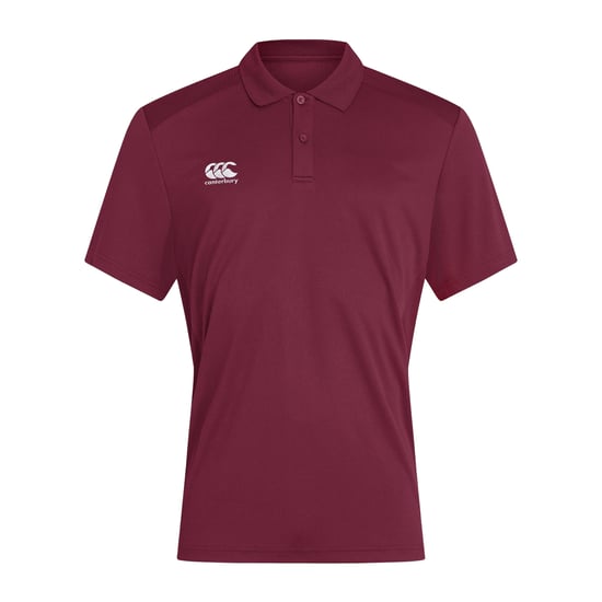 Canterbury Heren Club Dry Poloshirt (Maroon) - Image 1