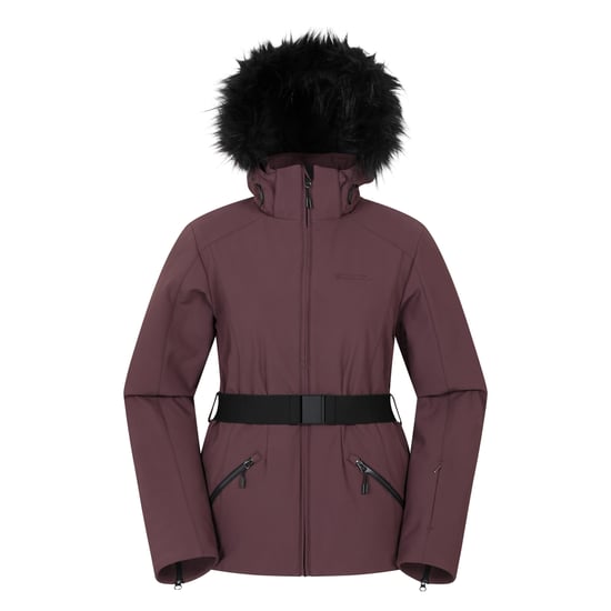 Mountain Warehouse Skidjacka Swiss RECCO för damer/kvinnor (Mörklila) - Image 1