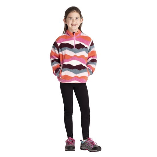 Trespass Kinder/Kinder Ovie Half Zip Fleece Top (Roze) - Image 3