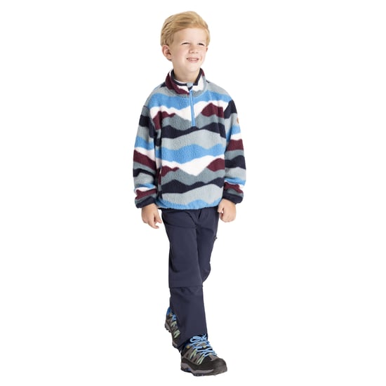 Trespass Kinder/Kinder Ovie Half Zip Fleece Top (Kobalt) - Image 3