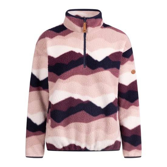 Trespass Womens/Ladies Ovie Mountain AT200 Half Zip Fleece Top (Pink/Purple/White) - Image 1