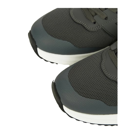 Crosshatch Heren Holywell Flyknit Trainers (Grijs/Wit) - Image 3